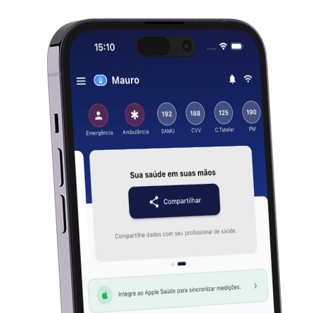 Celular exibindo tela principal do FormFeed